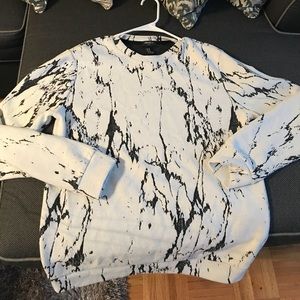 Marble sweat shirt from Forever 21